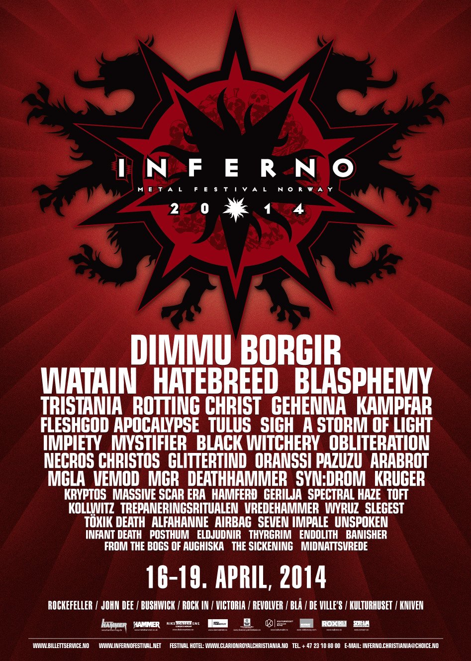 Inferno Festival Norway 2014 All Metal Festivals