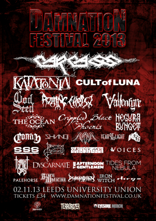 Damnation Festival 2013 - All Metal Festivals